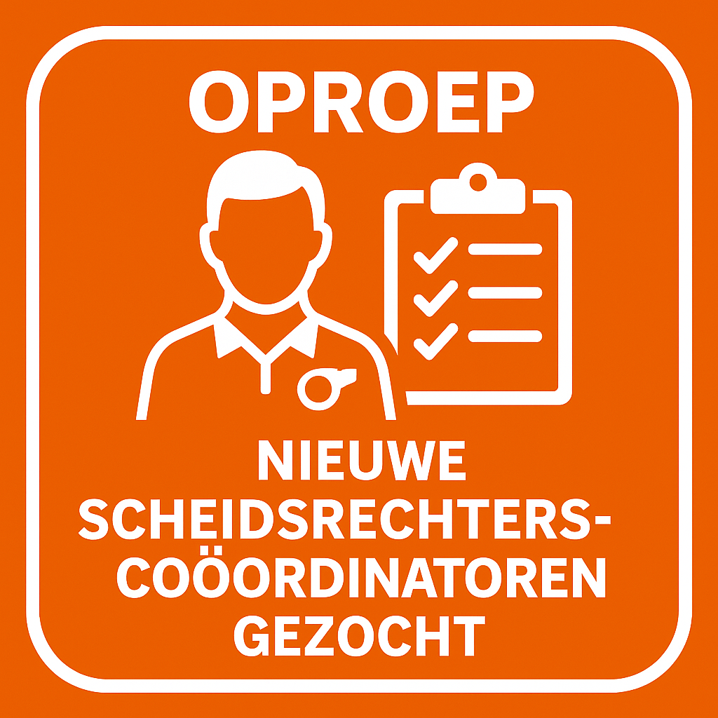 Oproep: Nieuwe scheidsrechterscoördinatoren gezocht
